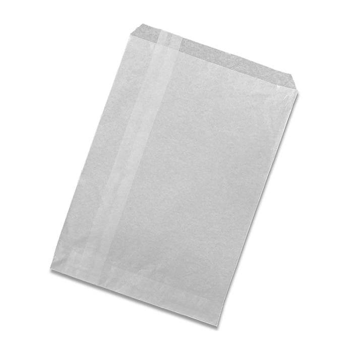 2 Long Flat Bag - White 1000pc/pk