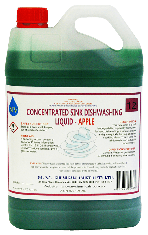 Mint Concentrated Dishwashing Liquid 5-20Lt