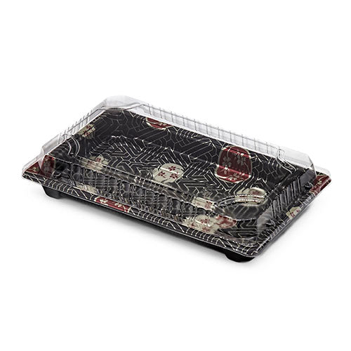 Rectangle X-Large Sushi Tray with Clear Lid 400pcs