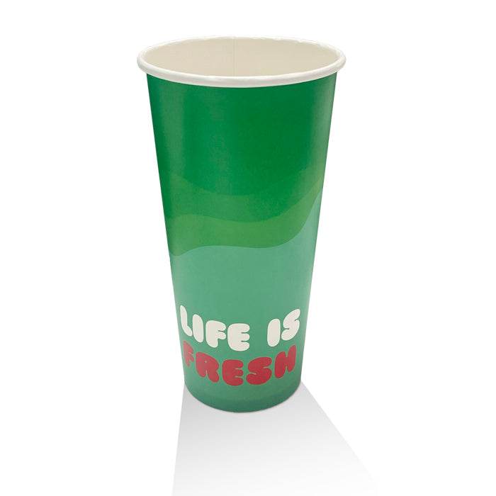 22oz Aqueous Coated Paper Cold Drink Cup 1000pcs