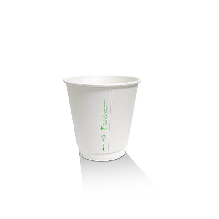 8*oz Aqueous Coated DW Cup 90mm/White 500pc