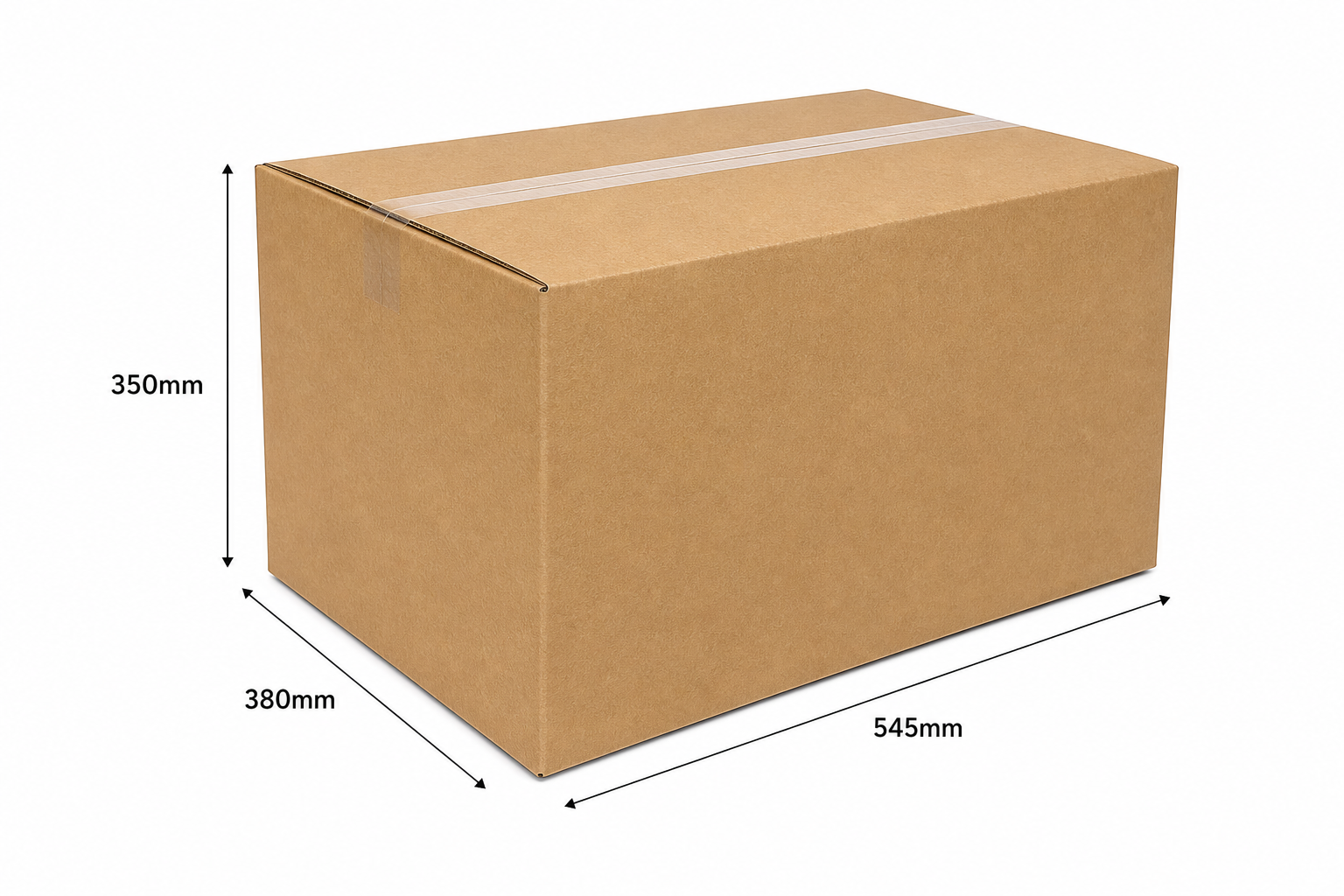 Heavy Duty Kraft Carton Box 545 x 380 x 350mm Ð Pack of 25