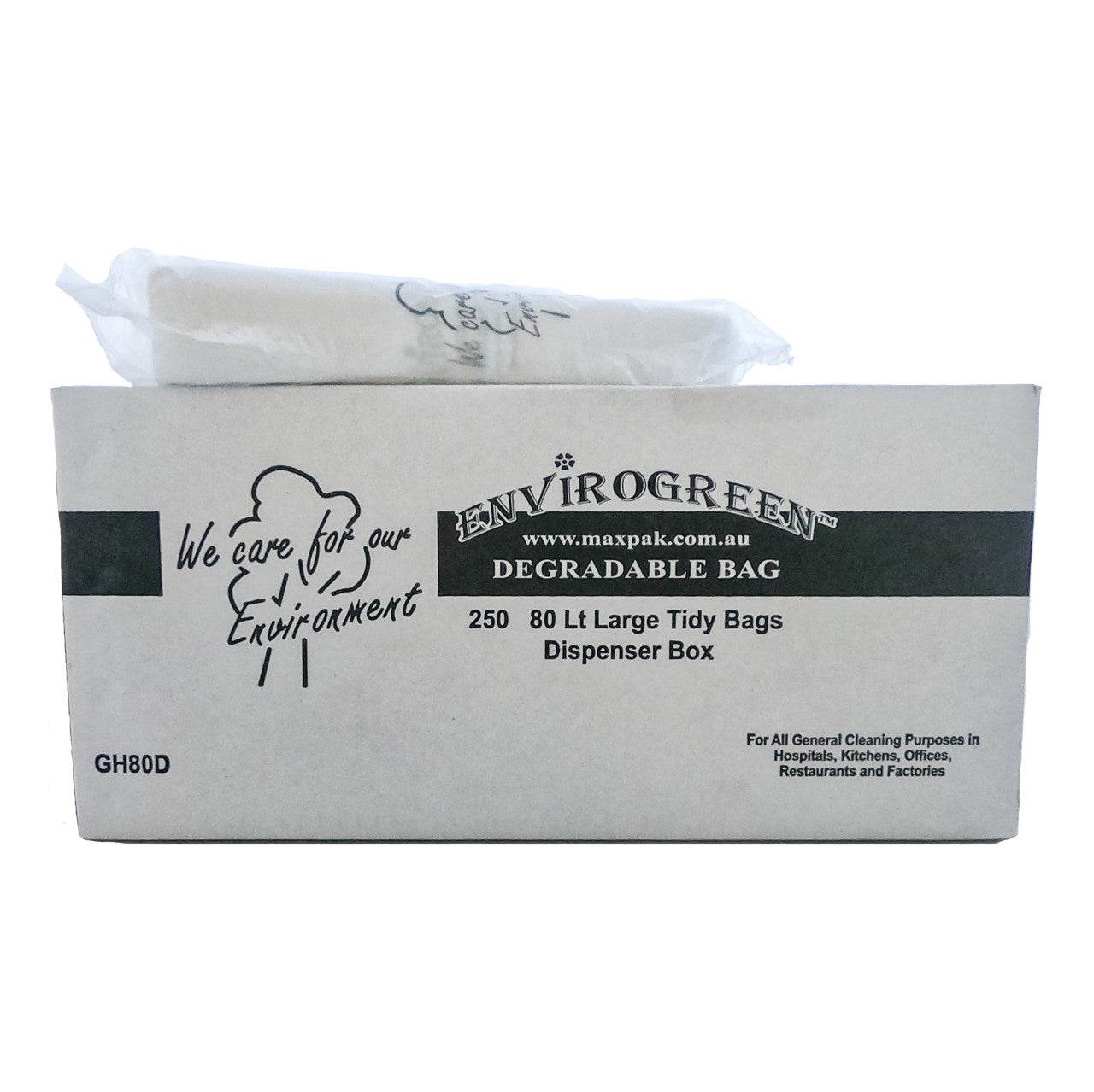 Degradable Bin Liner 80L (95cm x 75cm) 250pcs