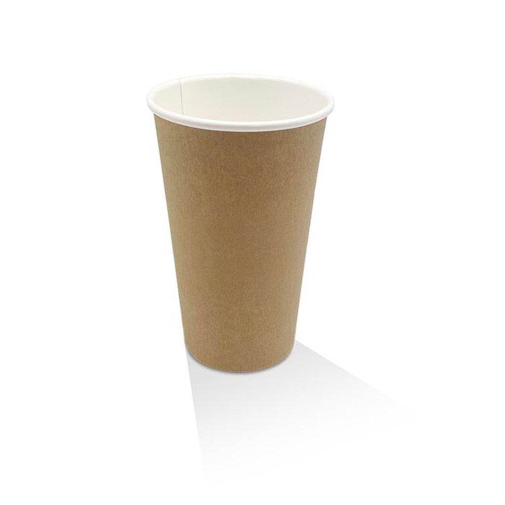 16oz PE Coated Single Wall Paper Coffee Cup/Kraft 1000pc