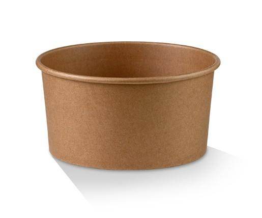 PE Coated Kraft Salad Bowl 1300ml/42oz 300pc/ctn