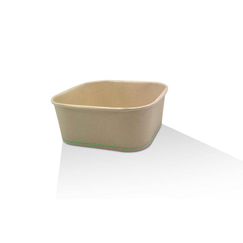 1200ml Bamboo Paper Square Container 300pc/ctn