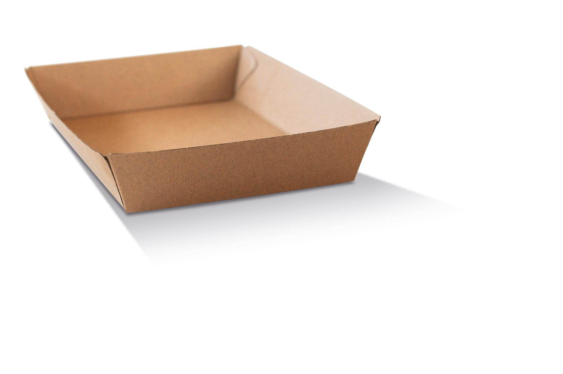 Medium Tray Brown Corrugated 250pc/ctn