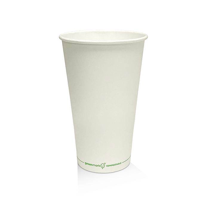 16oz PLA Coated SW Cup/ White 1000pc