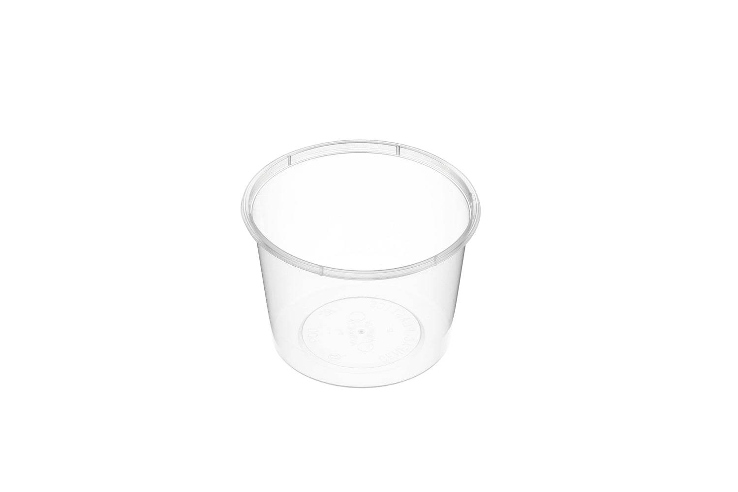 600ml Round Container Natural 500pcs/ctn