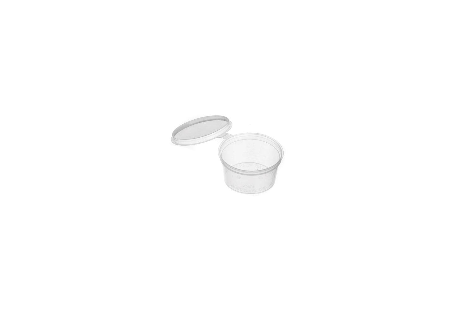 28ml Round Hinged Container Natural 1000pcs/ctn
