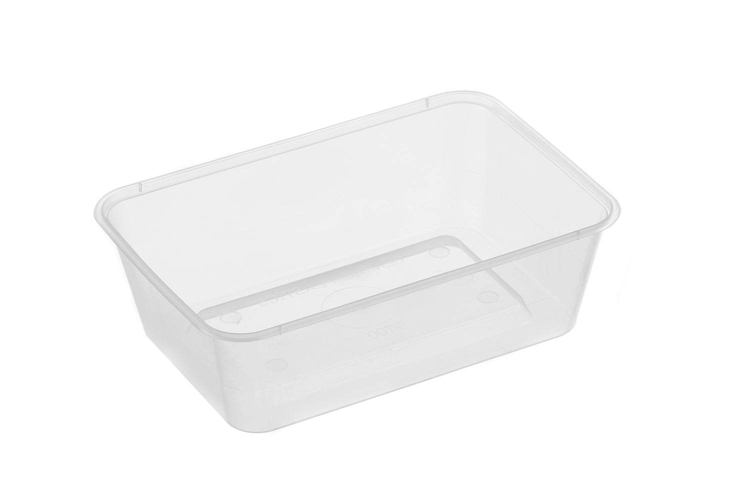 700ml Rectangular Container Clear 500pcs/ctn