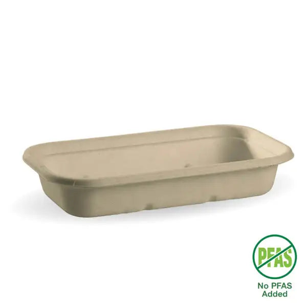 BioPak 750ml Natural Plant Fibre Takeaway Base 500pc/ctn