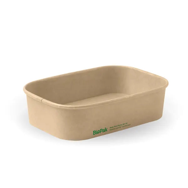 BioPak 500ml Kraft Takeaway Base 300pc
