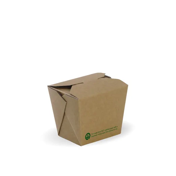 BioPak 240ml / 8oz Noodle Box 1000pc