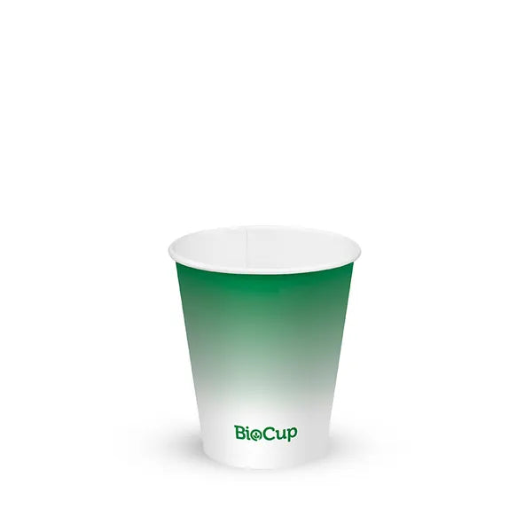 BioPak 6oz Green Cold Paper Cups 1000pcs