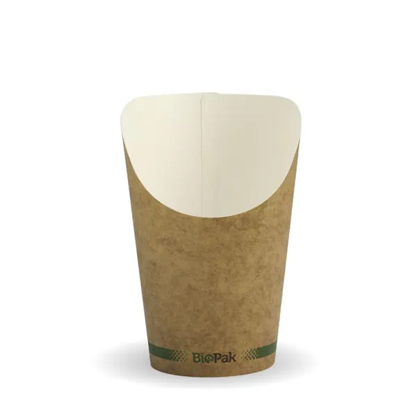 BioPak 12oz PLA Small Chip Cup 1000pc