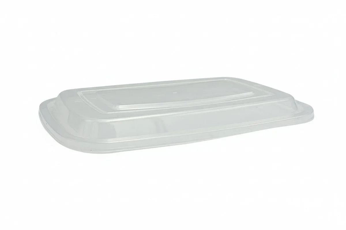 1000ml Rectangular Black Container Lid 300pcs