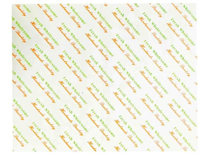 Greaseproof Paper Fresh Printed 1/2 Cut 800pcs/pk