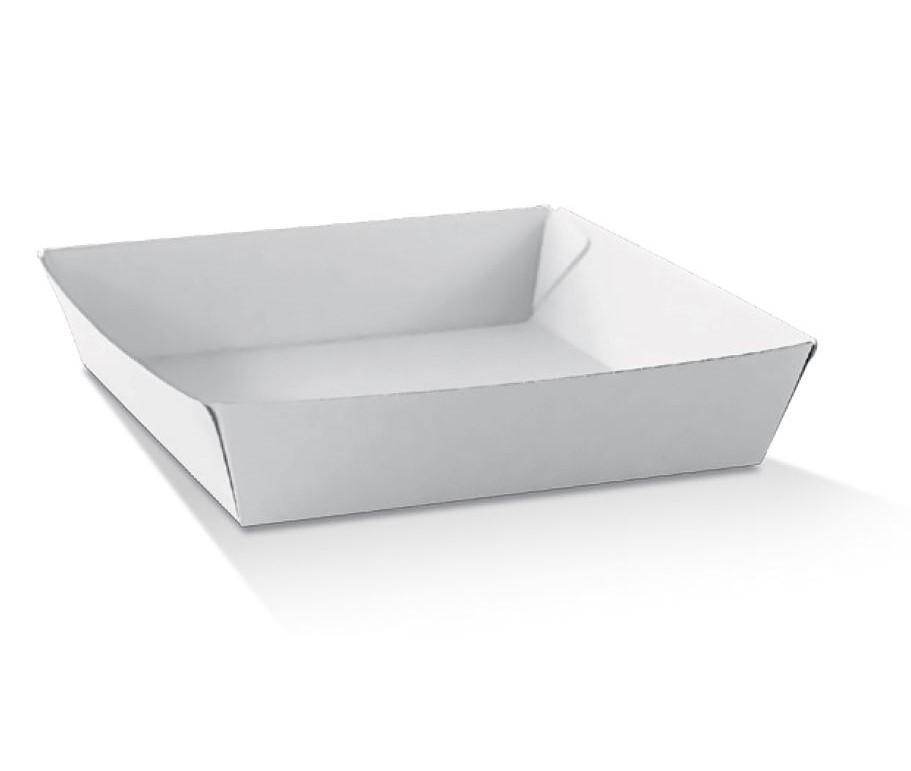 Large White Corrugated Tray 250pc/ctn