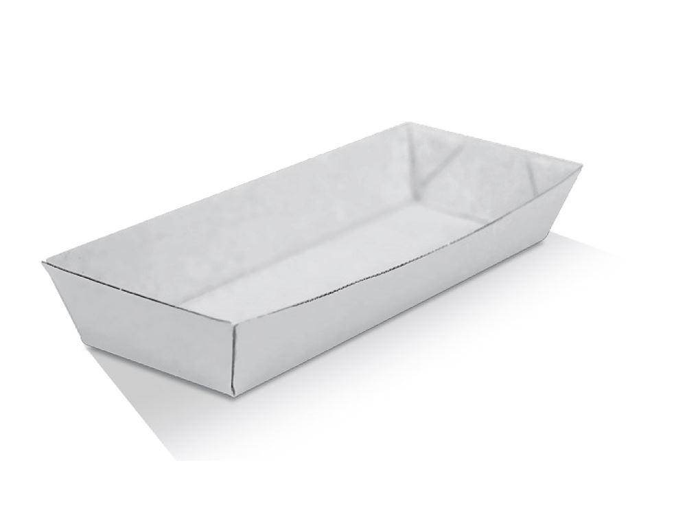 Hot Dog White Corrugated Tray 600pc/ctn