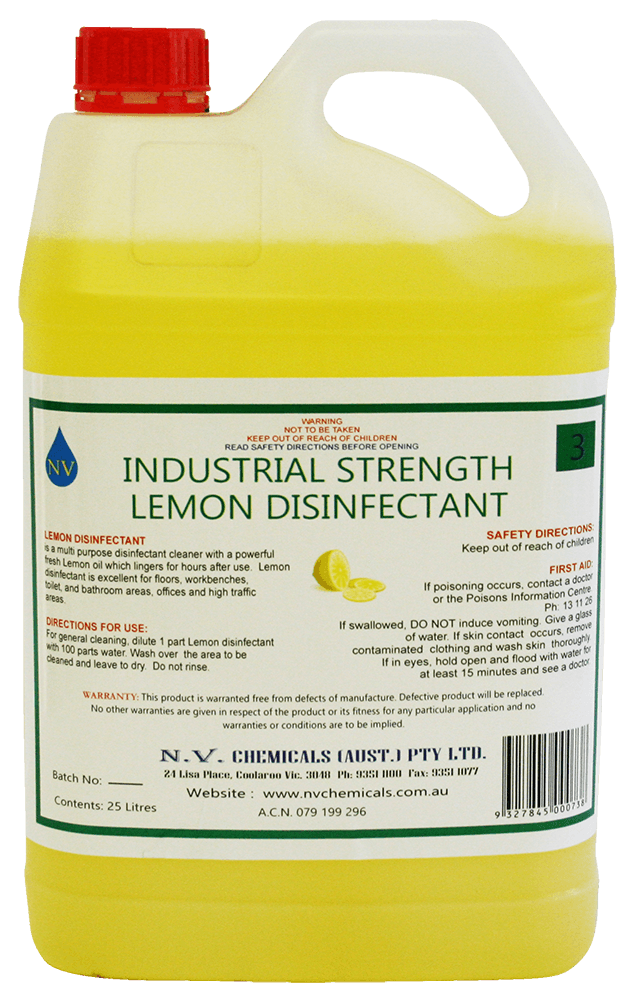 Industrial Grade Disinfectant /Lemon 5-20Lt
