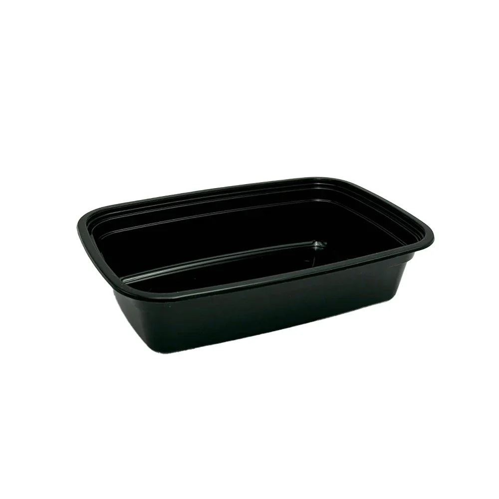 1000ml Rectangular Black Container Base 300pcs