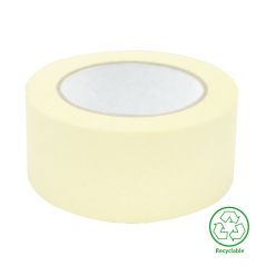 White Paper Carton Sealing Tape 36 Rolls - Easy Unwind | Carton Sealing