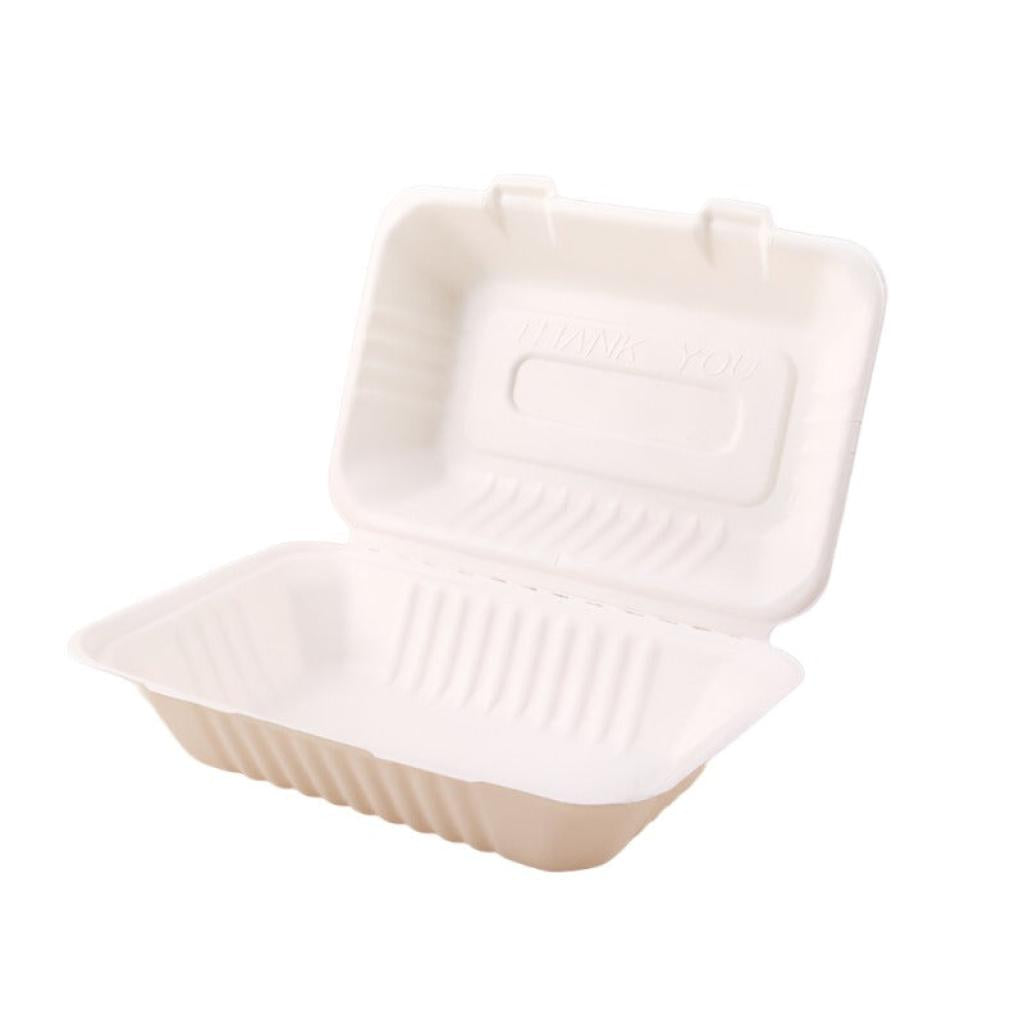 9"x 6" Sugarcane Clamshell 250pcs/CTN
