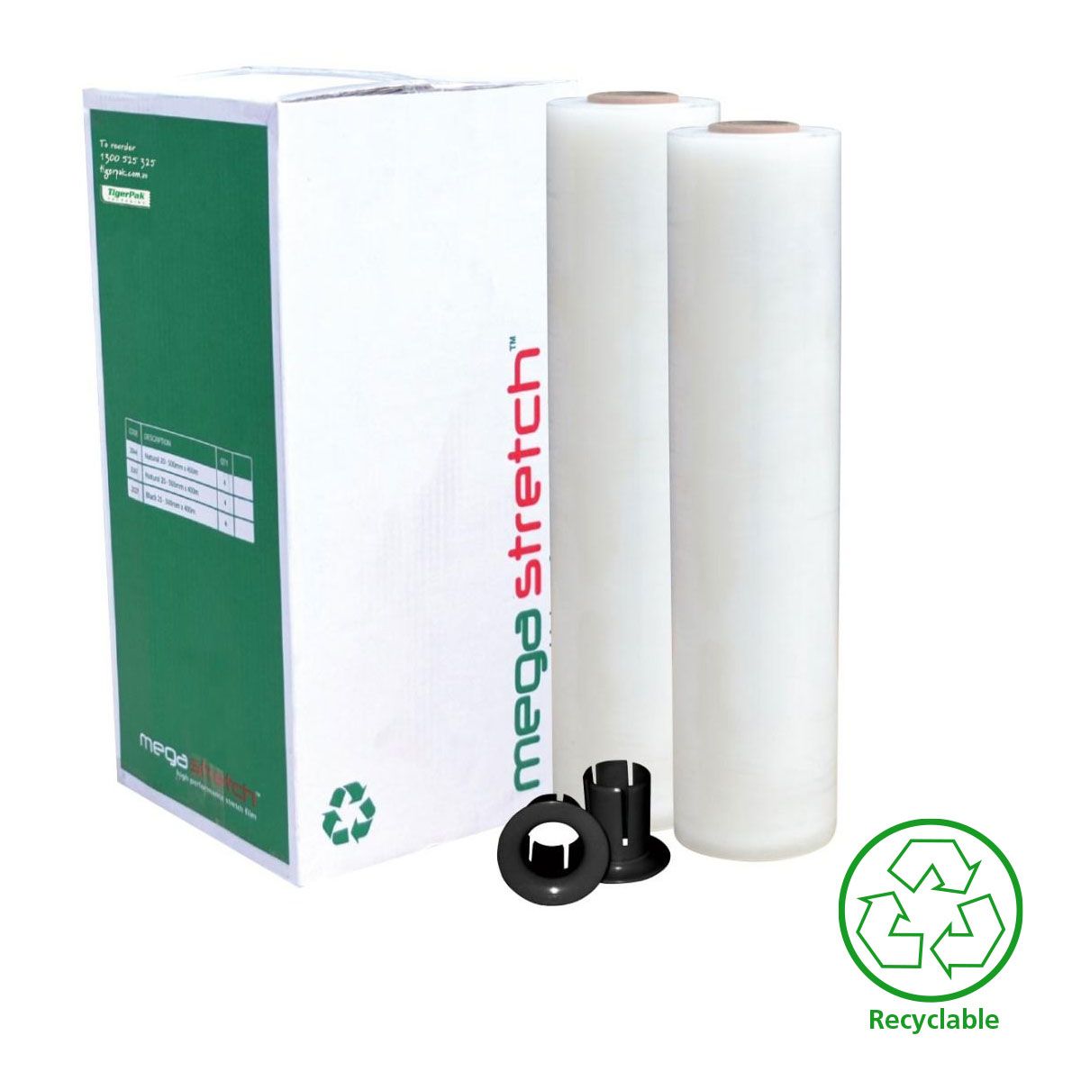 Clear Blown Stretch Film 4 Rolls | Toughest Industrial Film