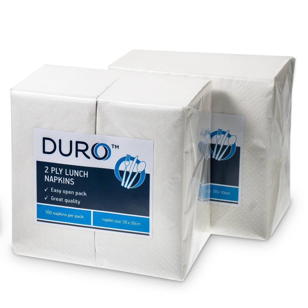 Duro Lunch Napkin 2ply 300mm x 300mm GT Fold 2000pcs