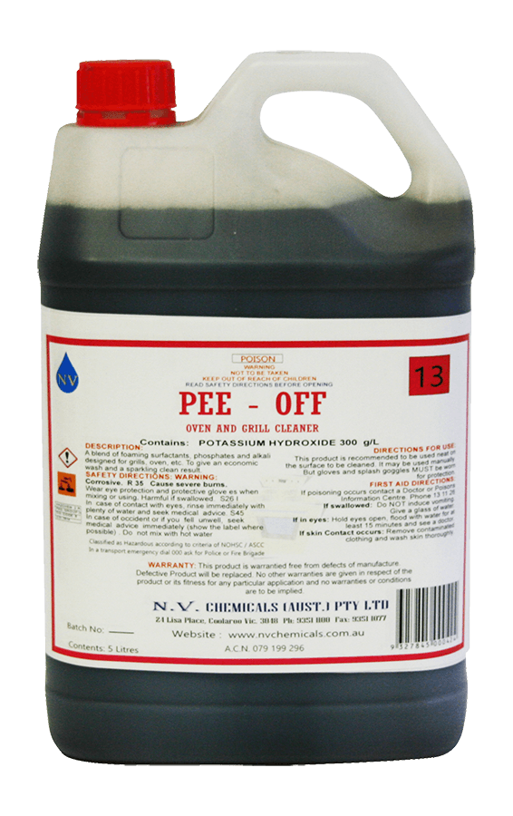 Oven & Grill Cleaner 5-20Lt (pick-up only)