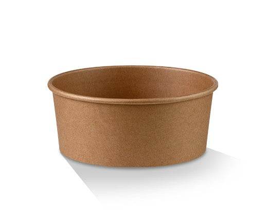 PE Coated Kraft Salad Bowl 1000ml/32oz 300pc/ctn