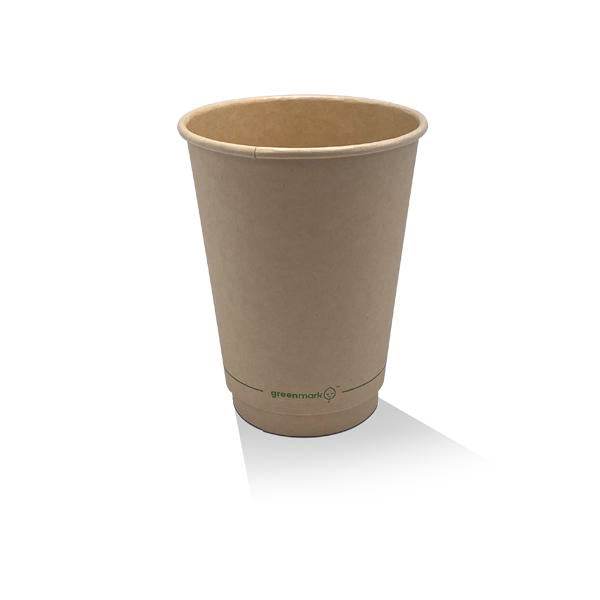 12oz Aqueous Coated DW Cup/Bamboo 500pc
