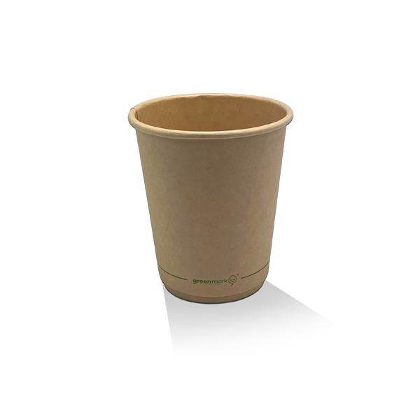 8oz Aqueous Coated DW Cup/Bamboo 500pc