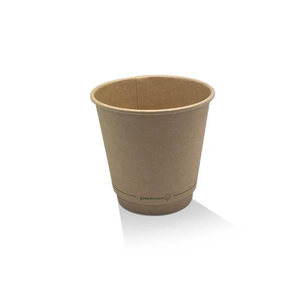 8*oz Aqueous Coated DW Cup 90mm/Bamboo 500pc