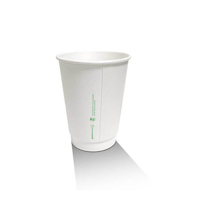 12oz Aqueous Coated DW Cup/White 500pc