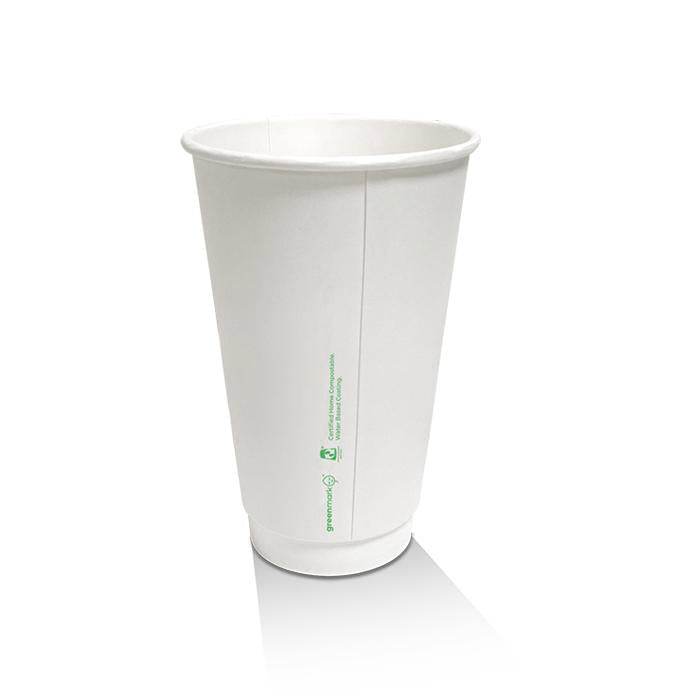 16oz Aqueous Coated DW Cup/White 500pc