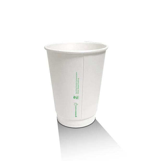 8oz Aqueous Coated DW Cup/White 500pc