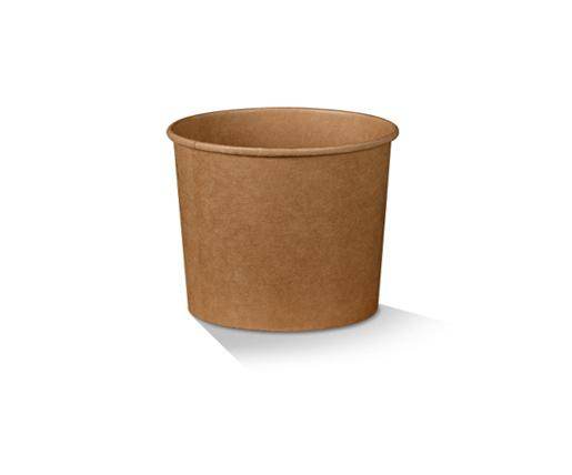 PE Coated Brown Kraft Soup Bowl 12oz 500pc/ctn