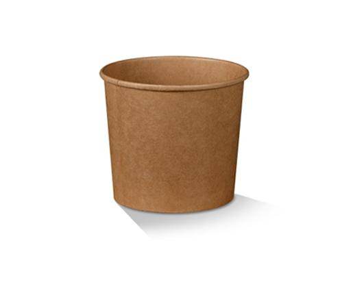 PE Coated Brown Kraft Soup Bowl 16oz 500pc/ctn
