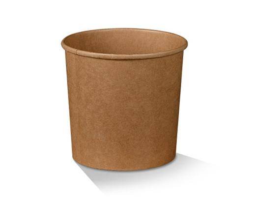 PE Coated Brown Kraft Soup Bowl 26oz 500pc/ctn