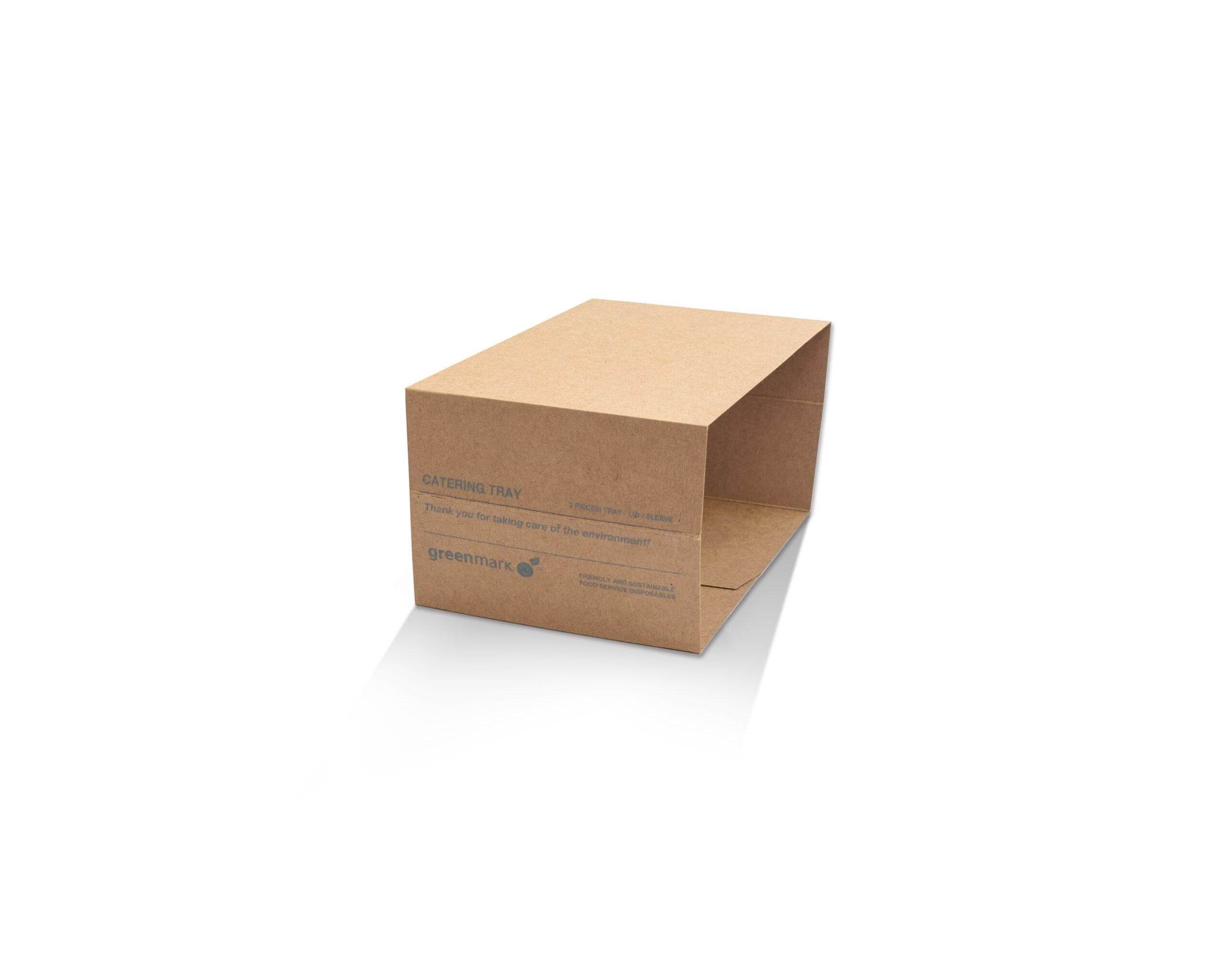 Brown Catering Tray Sleeve Small H:80mm 50pc/PK