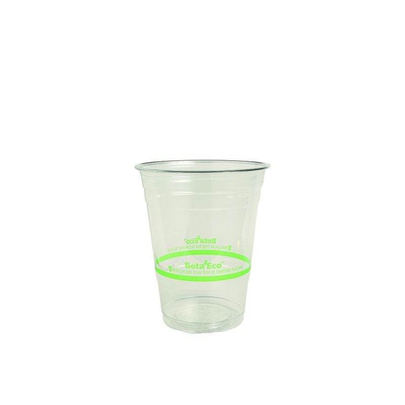 BetaEco 16oz Green Clear Plastic Cold Drink Cups - 1000pcs