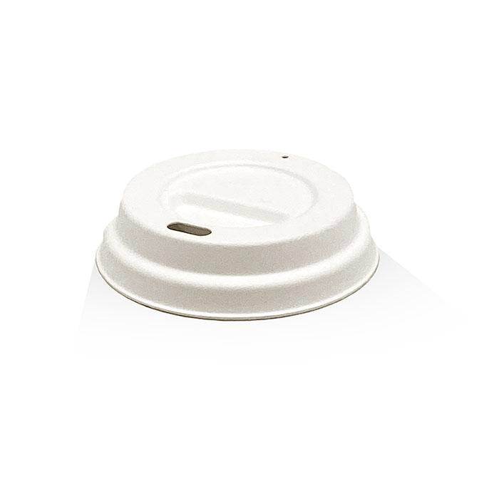 Bagasse Lid- 4oz White 2000pc