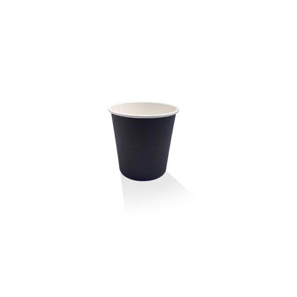 4oz PE Coated Single Wall Paper Coffee Cup/ Black 1000pc