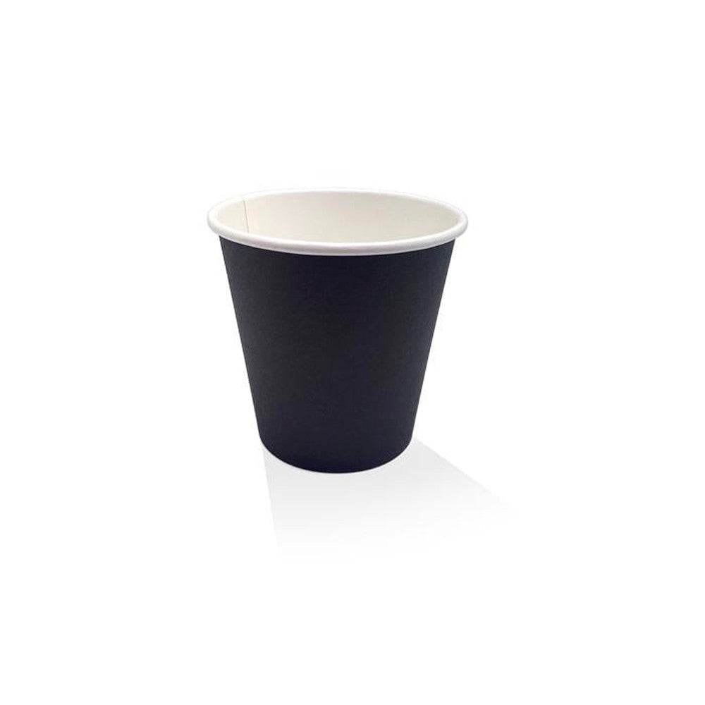 8*oz PE Coated Single Wall Paper Coffee Cup/Black 1000pc
