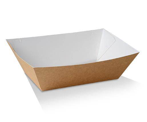 #5 X-Large Tray Brown Cardboard 200pc/ctn