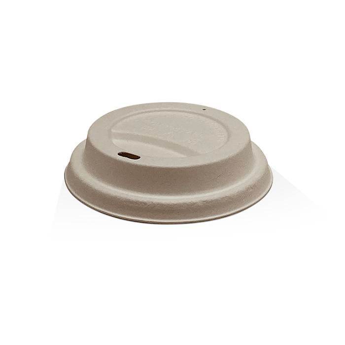 Bagasse Lid - 8*/12/16/20oz (90mm) Natural 1000pc
