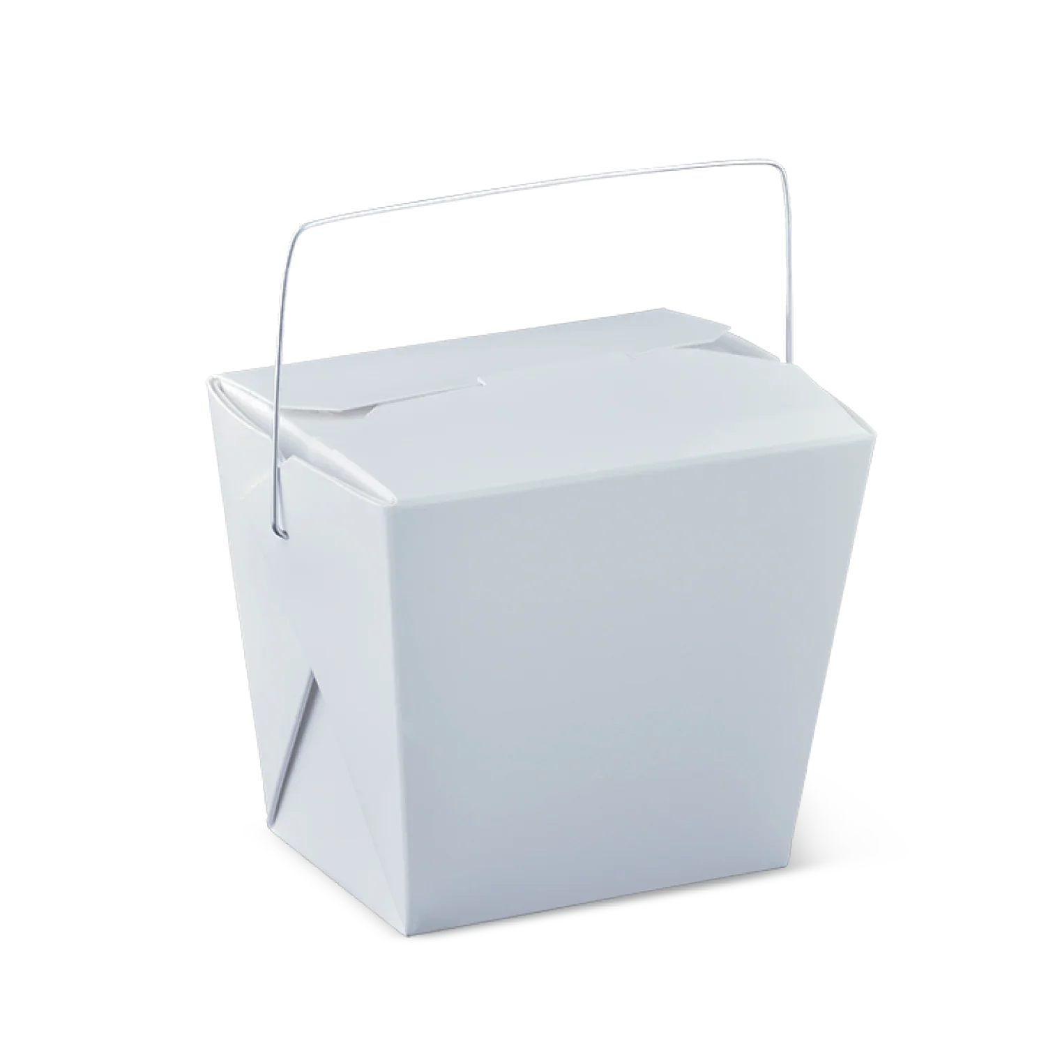 Noodle Box White 26oz Wire Handle 450pcs