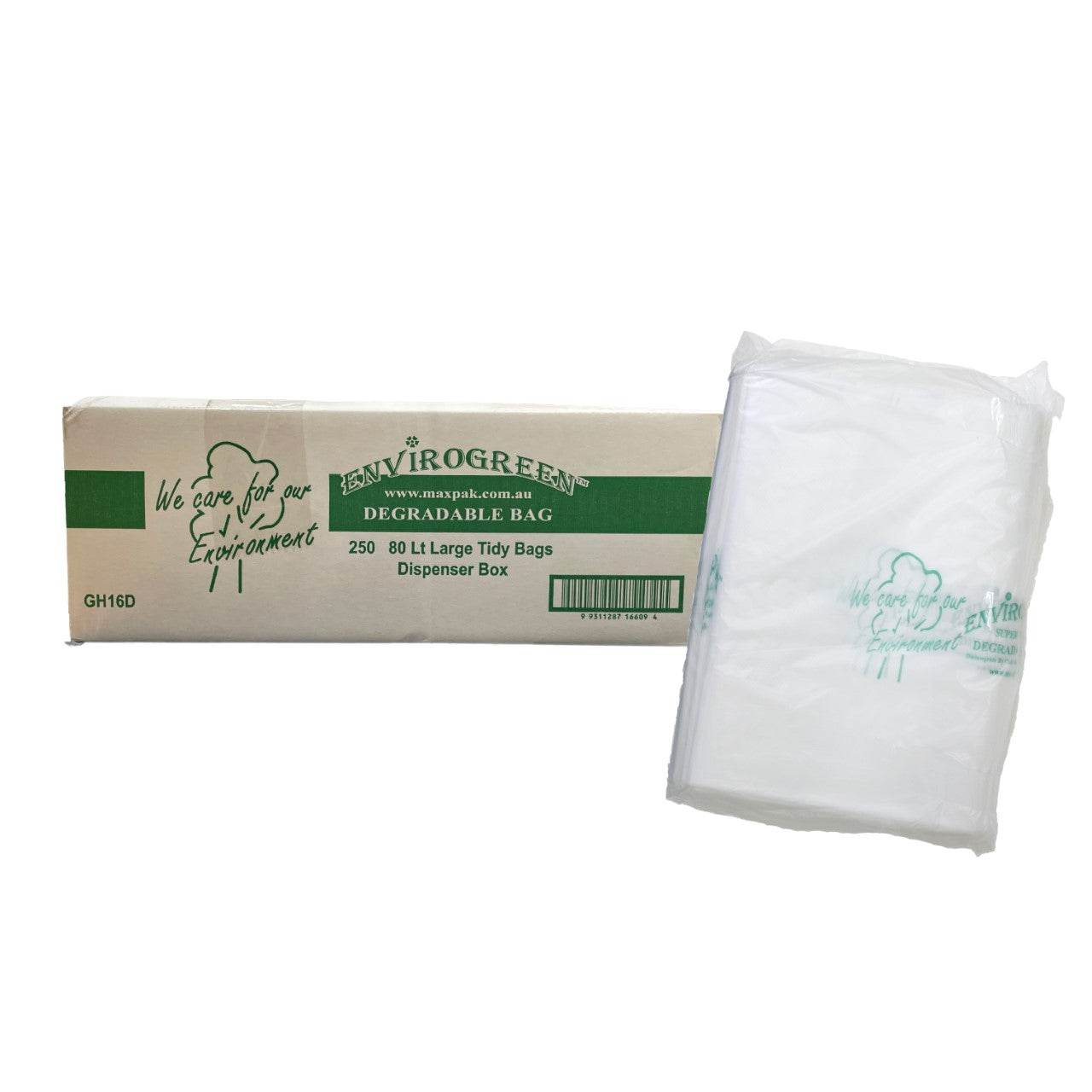 Degradable Bin Liner 80L (90cm x 76cm) 250pcs